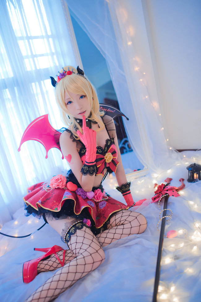 《LOVE LIVE！》绚濑绘里 小恶魔觉醒 COS~